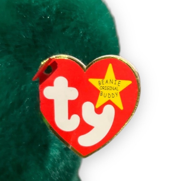 Vintage 1998 Ty Beanie Babies Erin The Bear Beanie Buddies Collection 14” - Picture 2 of 5